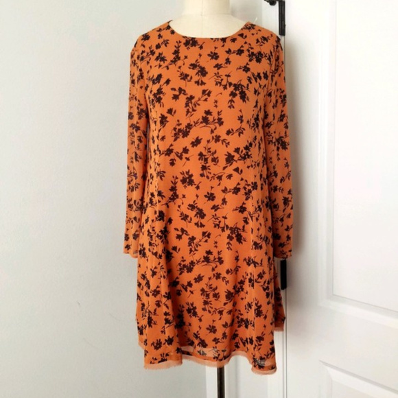 !!SOLD!! Burnt Orange Urban Outfitters Dress - Picture 4 of 7